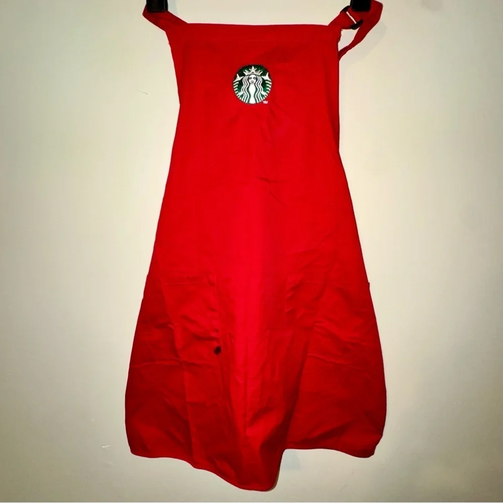 Starbucks Red Holiday Christmas Apron